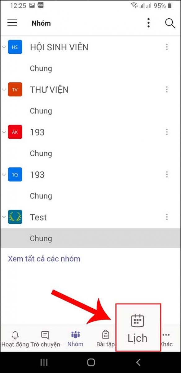 Cách họp trực tuyến bằng Microsoft Teams trên điện thoại 3
